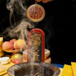 Cinnabar Mountain Ghost Coin Pendant