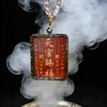 Hand-painted Talisman Pendant by Celestial Master Zhang